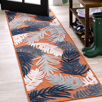 Montego High-low Tropical Palm Indoor/Outdoor Area Rug